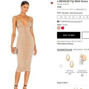 Michael Costello x Revolve Fiji Midi Dress